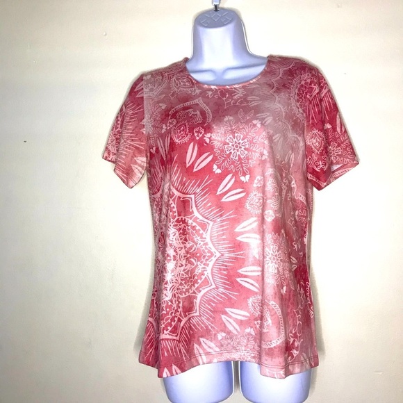 Christopher & Banks Tops - Christopher & Banks Medallion Burnout Tee